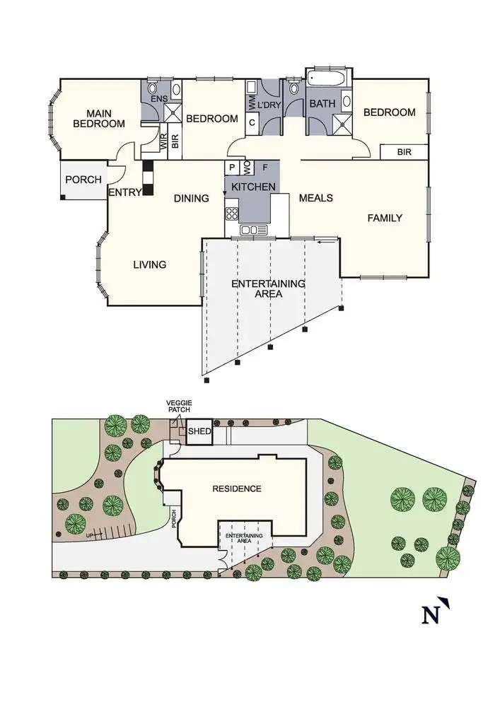 Floorplan of Homely house listing, 23 Kamarooka Drive, Wattle Glen VIC 3096