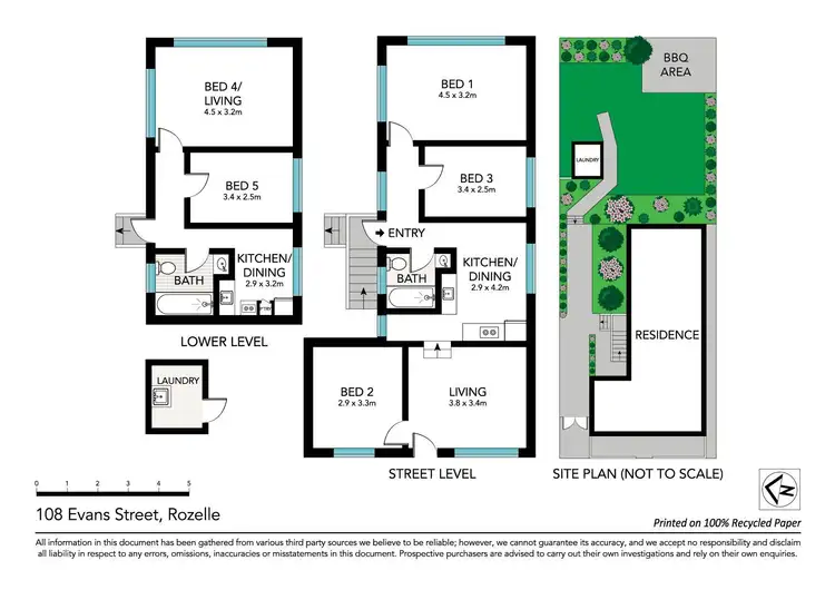 Floorplan of Homely house listing, 108 Evans Street, Rozelle NSW 2039