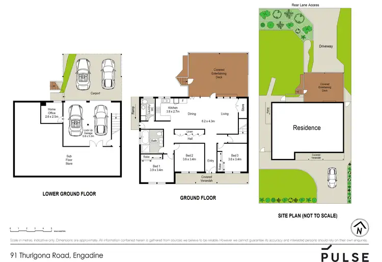 Floorplan of Homely house listing, 91 Thurlgona Road, Engadine NSW 2233
