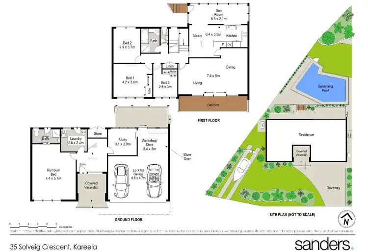 Floorplan of Homely house listing, 35 Solveig Crescent, Kareela NSW 2232