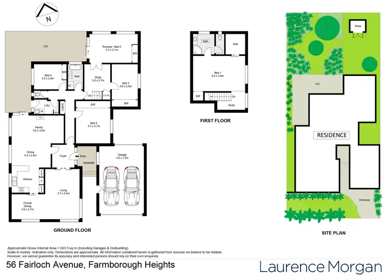 Floorplan of Homely house listing, 56 Fairloch Avenue, Farmborough Heights NSW 2526