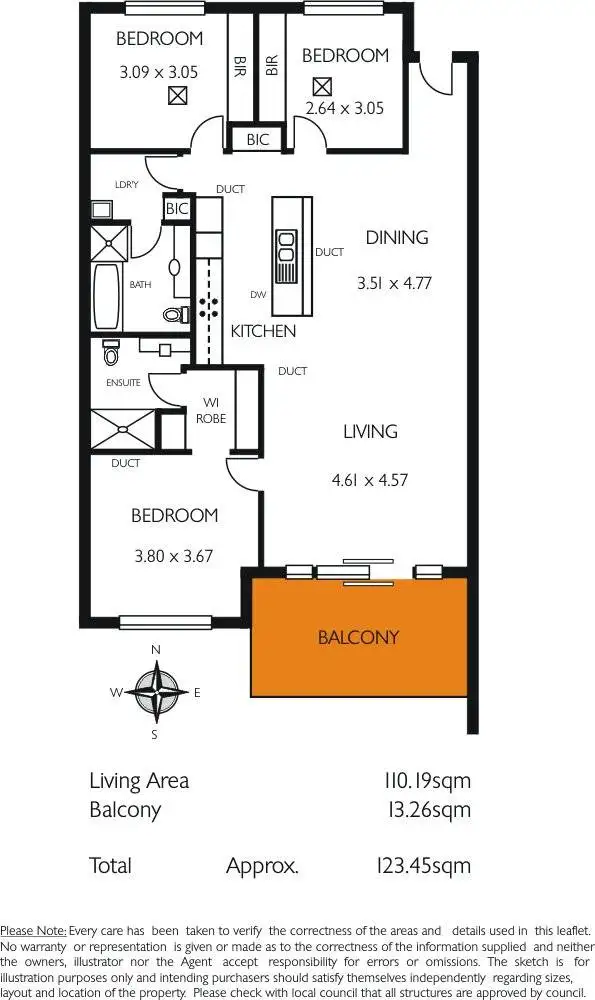 Floorplan of Homely apartment listing, 4/1 Burt Avenue, Findon SA 5023