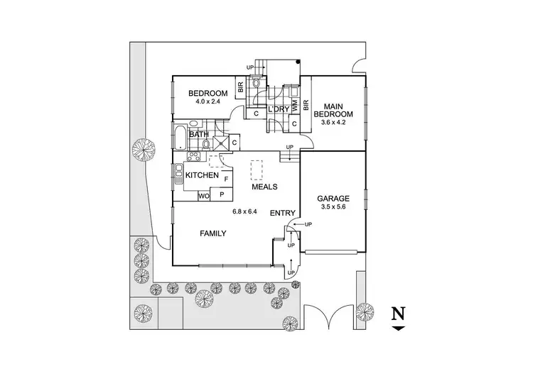 Floorplan of Homely unit listing, 2/30 Hodgson Street, Templestowe Lower VIC 3107
