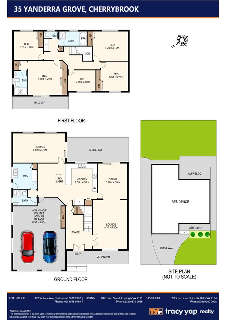 Floorplan of Homely house listing, 35 Yanderra Grove, Cherrybrook NSW 2126