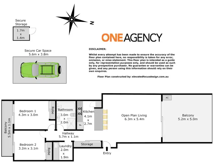 Floorplan of Homely apartment listing, 993 Old Princes Highway, Engadine NSW 2233