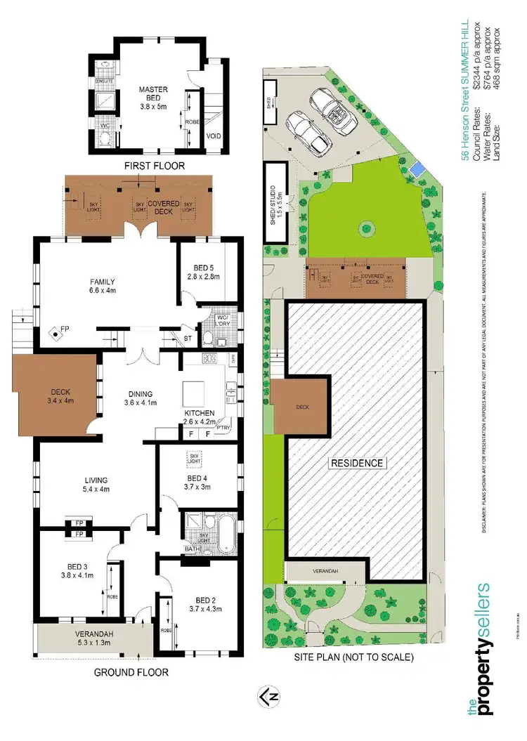 Floorplan of Homely house listing, 56 Henson Street, Summer Hill NSW 2130