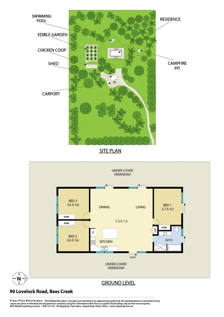 Floorplan of Homely rural property listing, 90 Lovelock Road, Bees Creek NT 822