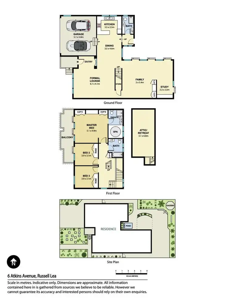 Floorplan of Homely house listing, 6 Atkins Avenue, Russell Lea NSW 2046