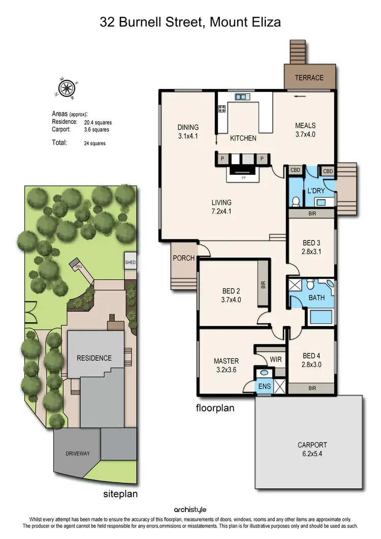 Floorplan of Homely house listing, 32 Burnell Street, Mount Eliza VIC 3930