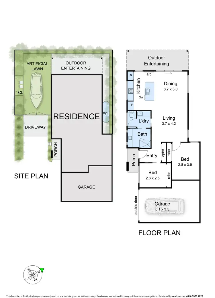 Floorplan of Homely unit listing, 4/205 Dromana Parade, Safety Beach VIC 3936