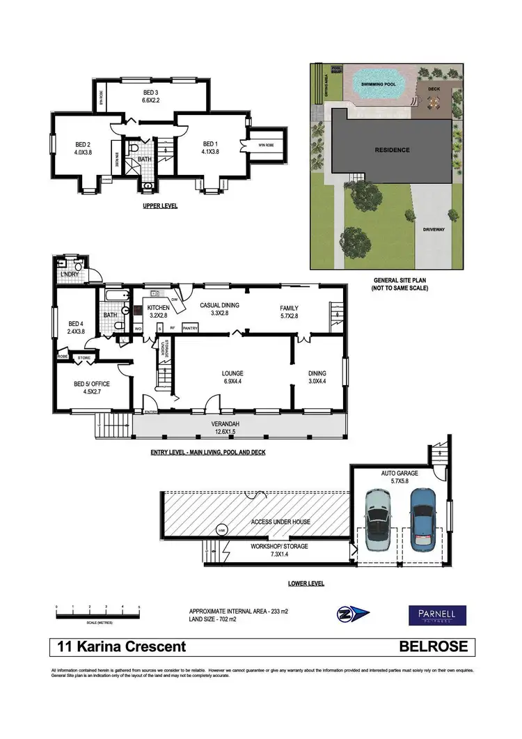 Floorplan of Homely house listing, 11 Karina Crescent, Belrose NSW 2085