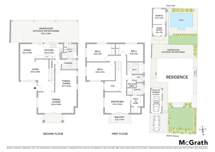 Floorplan of Homely house listing, 8 Sanoni Avenue, Sandringham NSW 2219