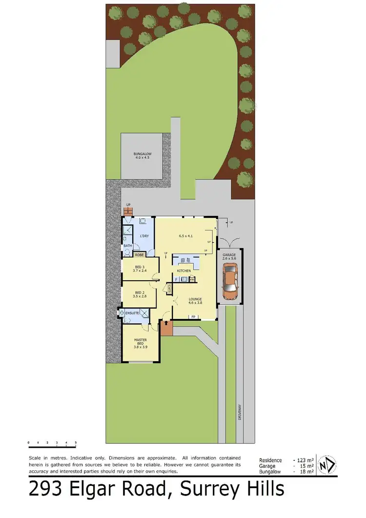 Floorplan of Homely house listing, 293 Elgar Road, Surrey Hills VIC 3127