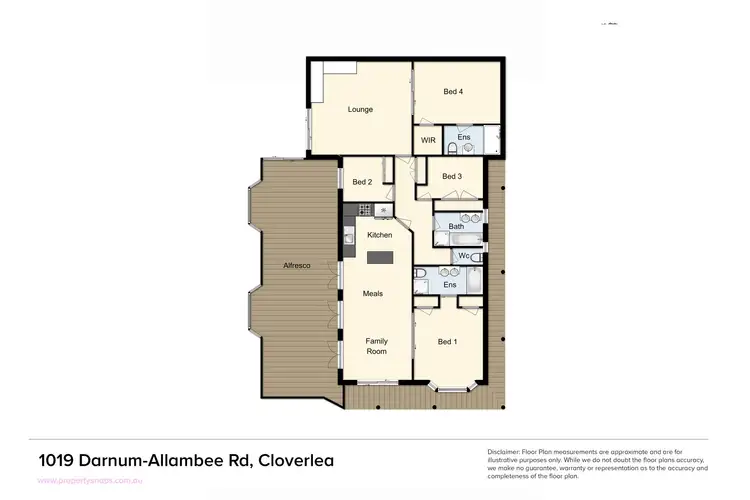 Floorplan of Homely house listing, 1019 Darnum-Allambee Road, Cloverlea VIC 3822