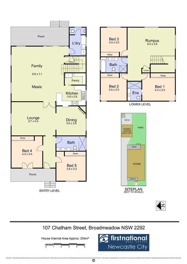 Floorplan of Homely house listing, 107 Chatham Street, Broadmeadow NSW 2292