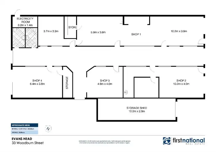 Floorplan of Homely block of units listing, 33 Woodburn Street, Evans Head NSW 2473