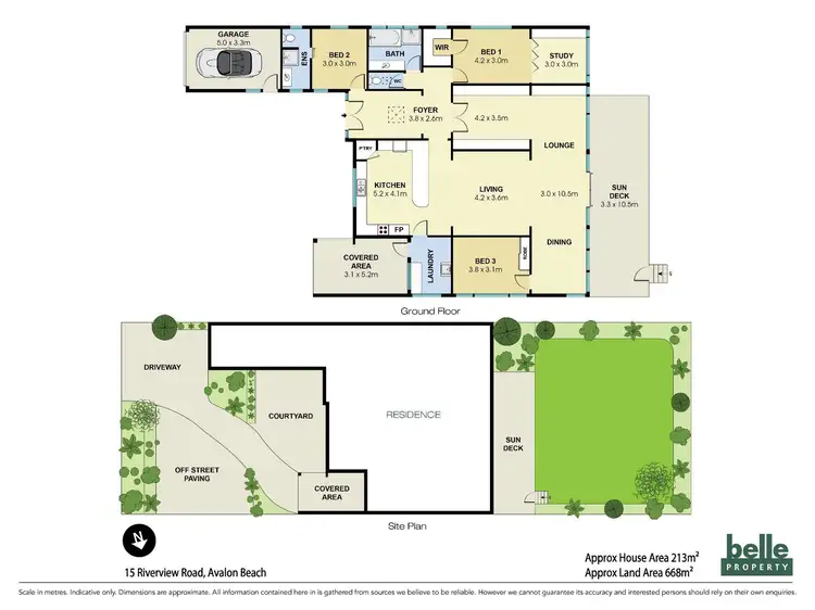 Floorplan of Homely house listing, 15 Riverview Road, Avalon Beach NSW 2107