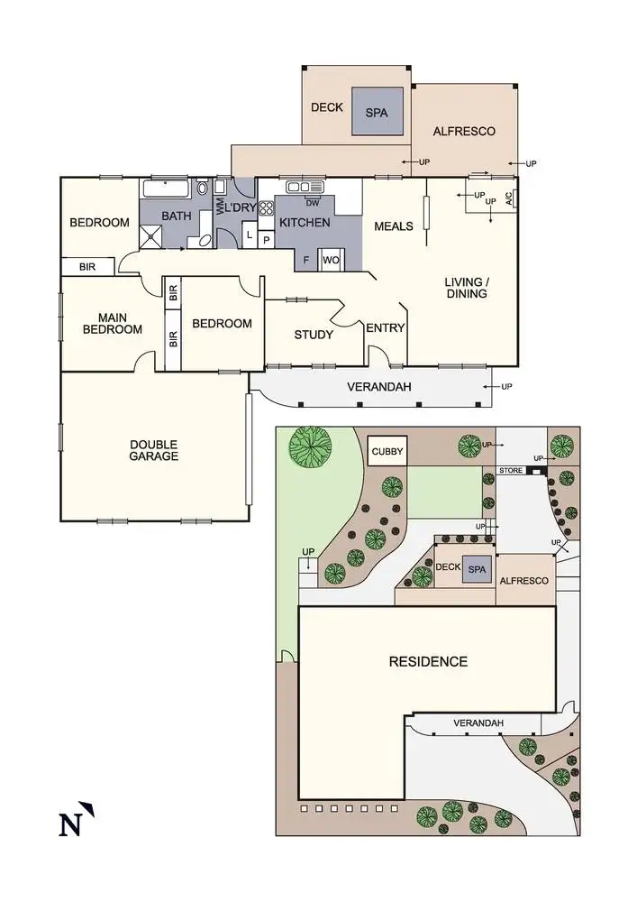 Floorplan of Homely house listing, 52 Main Street, Diamond Creek VIC 3089