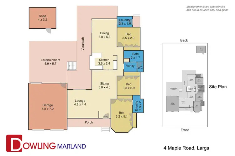 Floorplan of Homely house listing, 4 Maple Road, Largs NSW 2320