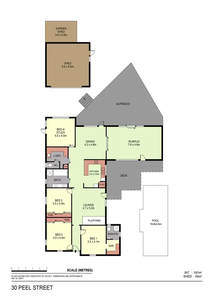 Floorplan of Homely house listing, 30 Peel Street, Quarry Hill VIC 3550