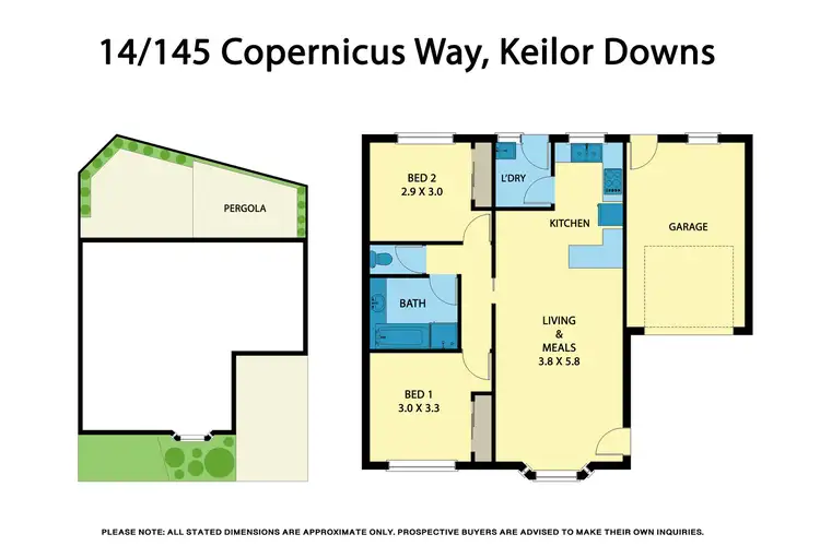 Floorplan of Homely unit listing, 14/145 - 149 Copernicus Way, Keilor Downs VIC 3038