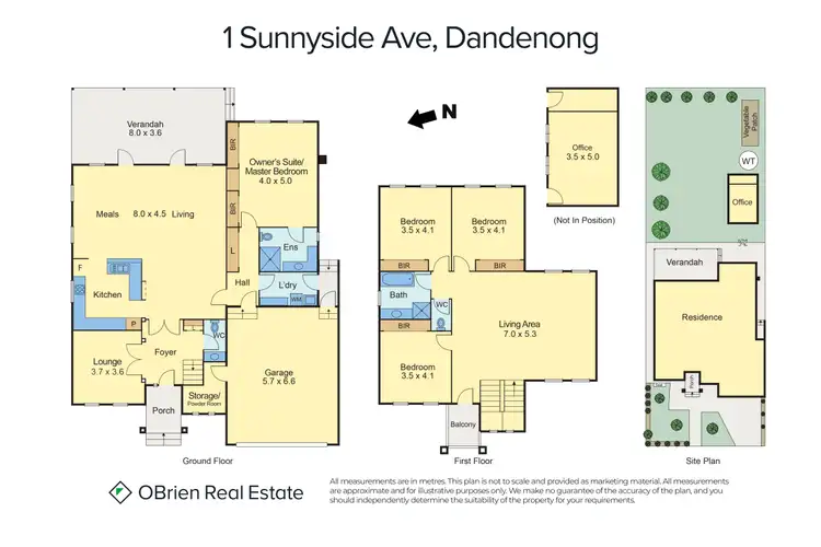 Floorplan of Homely house listing, 1 Sunnyside Avenue, Dandenong VIC 3175