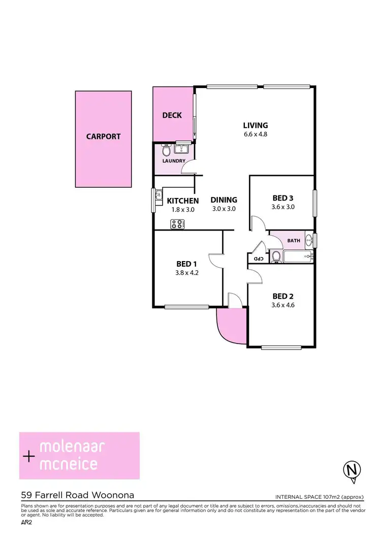 Floorplan of Homely house listing, 59 Farrell Road, Bulli NSW 2516