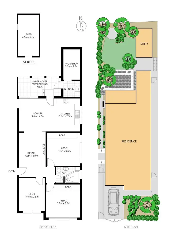 Floorplan of Homely house listing, 19 Barden Street, Tempe NSW 2044