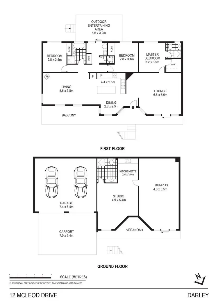 Floorplan of Homely house listing, 12 McLeod Drive, Darley VIC 3340