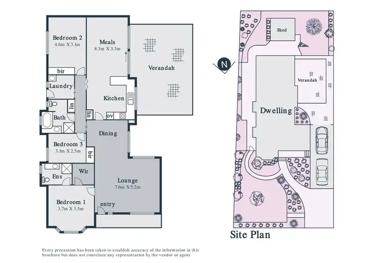 Floorplan of Homely house listing, 2 Jacaranda Drive, Mill Park VIC 3082