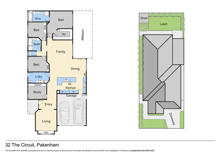 Floorplan of Homely house listing, 32 The Circuit, Pakenham VIC 3810