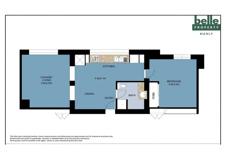 Floorplan of Homely apartment listing, 15/7 Commonwealth Parade, Manly NSW 2095
