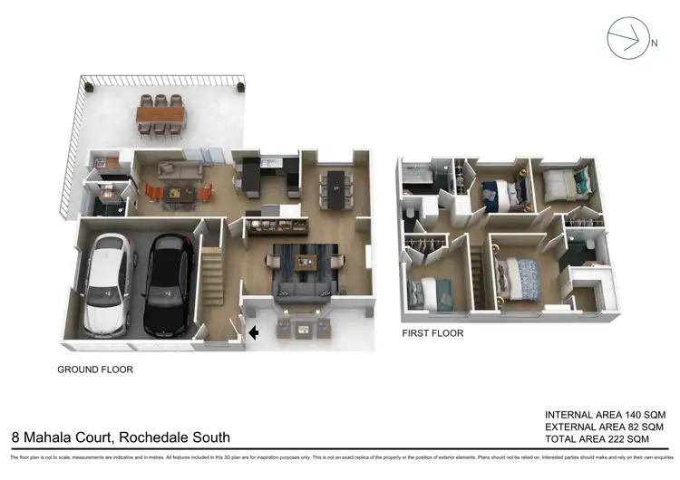 Floorplan of Homely house listing, 8 Mahala Court, Rochedale South QLD 4123