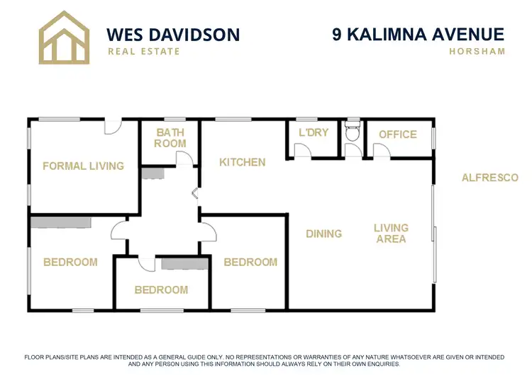 Floorplan of Homely house listing, 9 Kalimna Avenue, Horsham VIC 3400