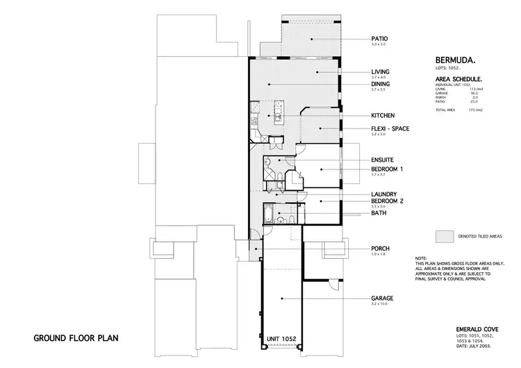 Floorplan of Homely unit listing, 1052/1 The Cove Crescent, Carrara QLD 4211