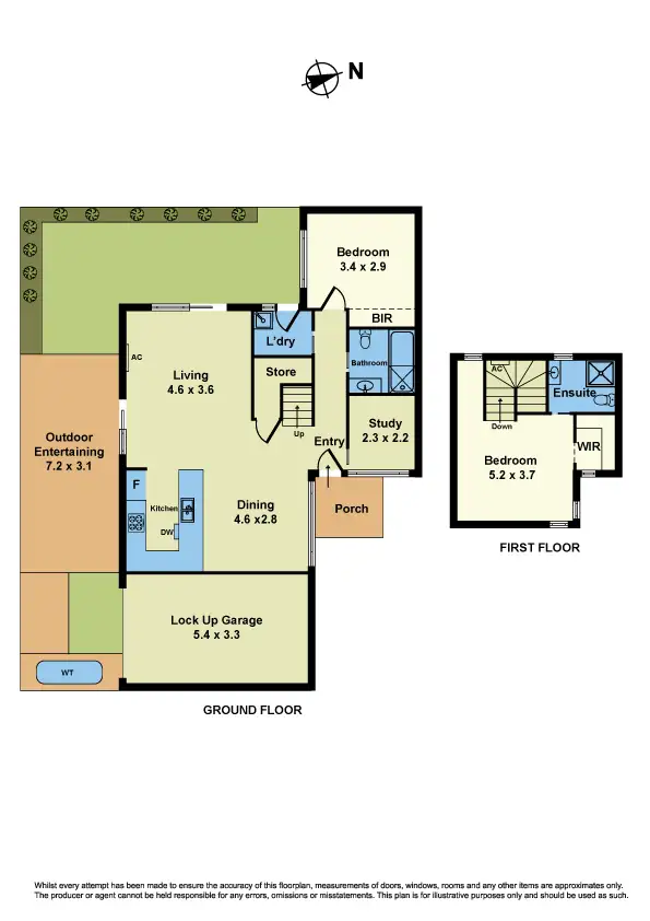 Floorplan of Homely townhouse listing, 2/241 Blackshaws Road, Altona North VIC 3025