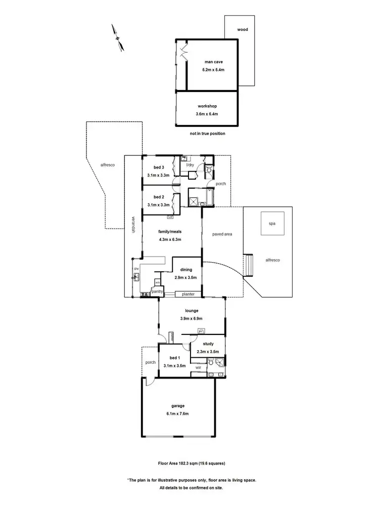 Floorplan of Homely house listing, 7 Blue Gum Court, Upwey VIC 3158