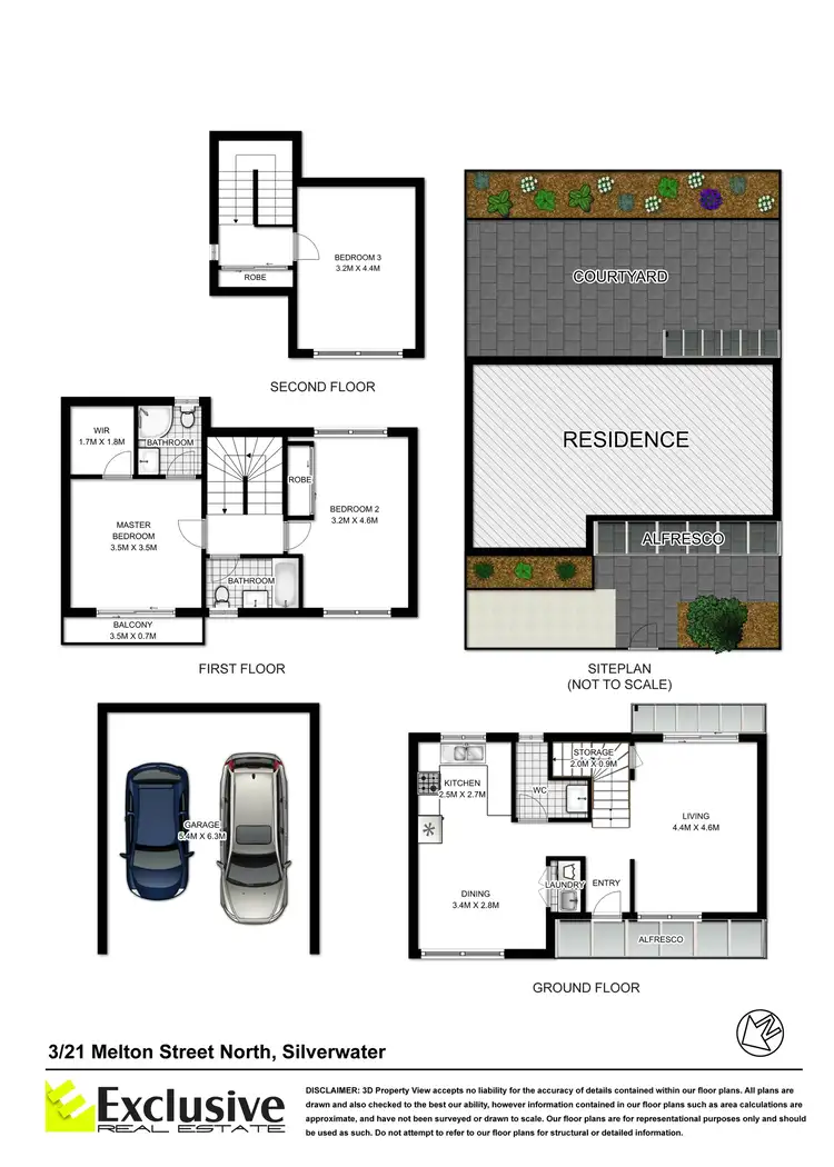 Floorplan of Homely townhouse listing, 3/21 Melton Street, Silverwater NSW 2128