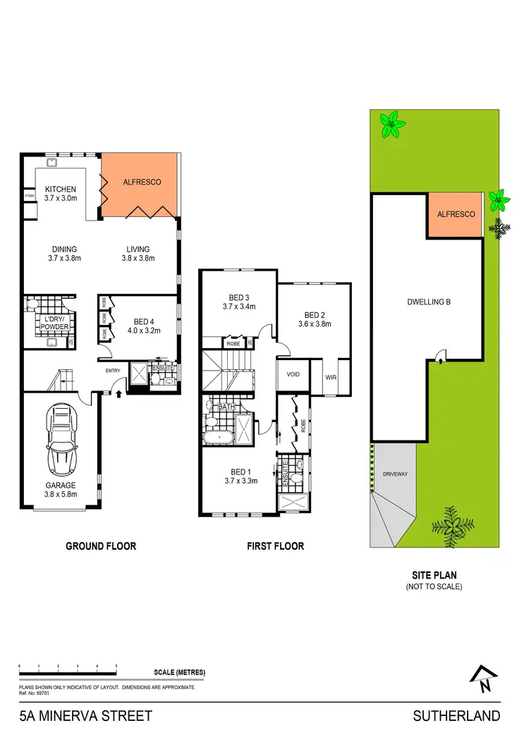 Floorplan of Homely house listing, 5a Minerva Street, Kirrawee NSW 2232