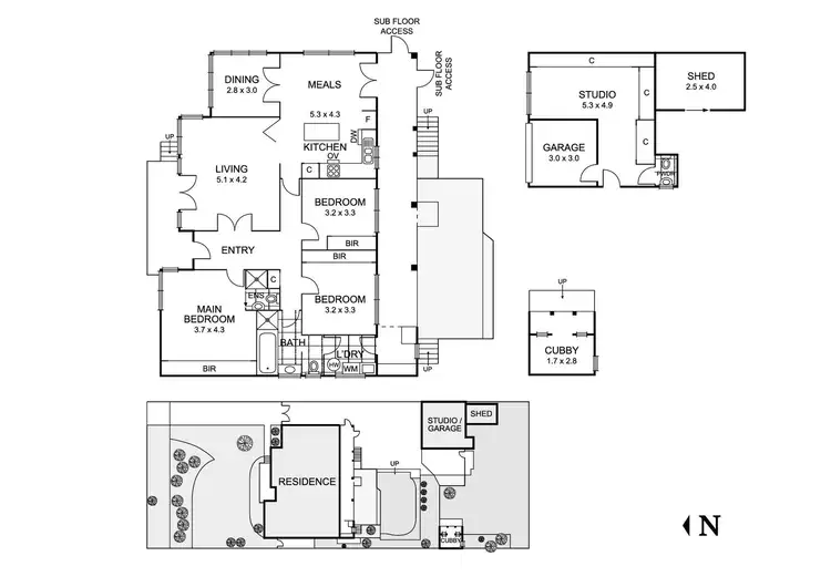 Floorplan of Homely house listing, 76 Wood Street, Templestowe VIC 3106