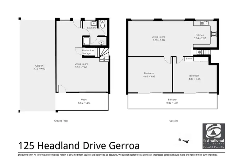 Floorplan of Homely house listing, 125 Headland Drive, Gerroa NSW 2534