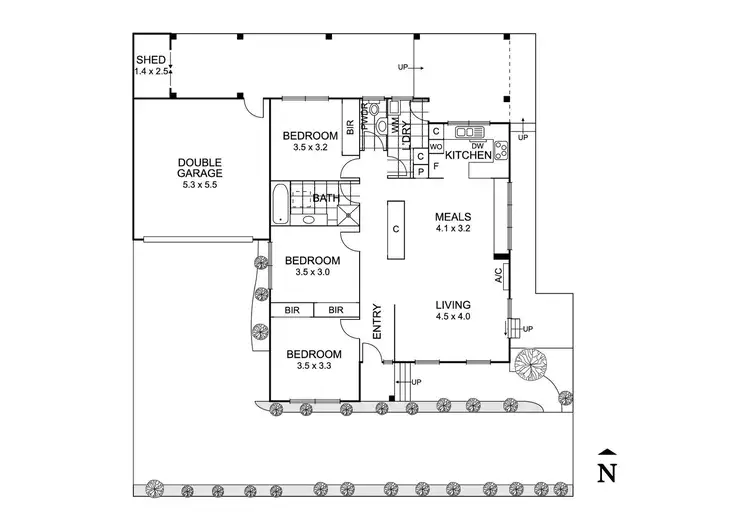 Floorplan of Homely unit listing, 2/7 Elizabeth Street, Bulleen VIC 3105