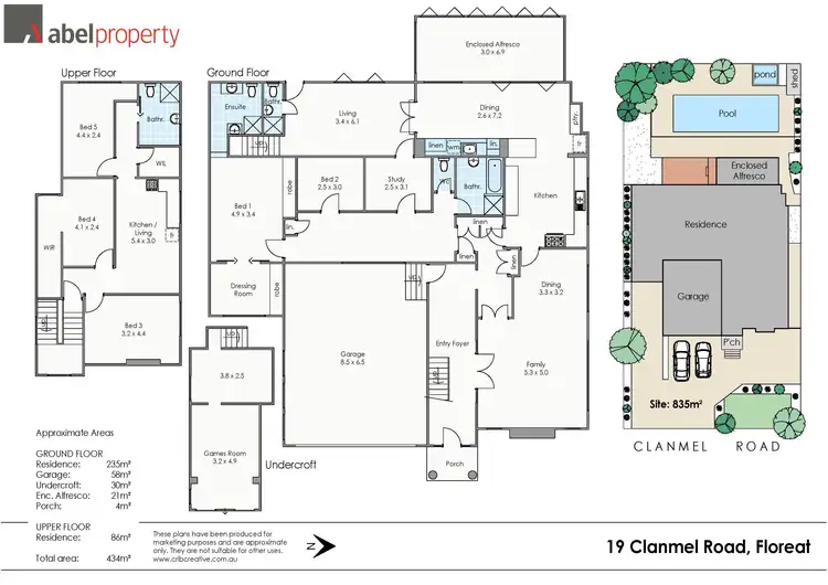 Floorplan of Homely house listing, 19 Clanmel Road, Floreat WA 6014