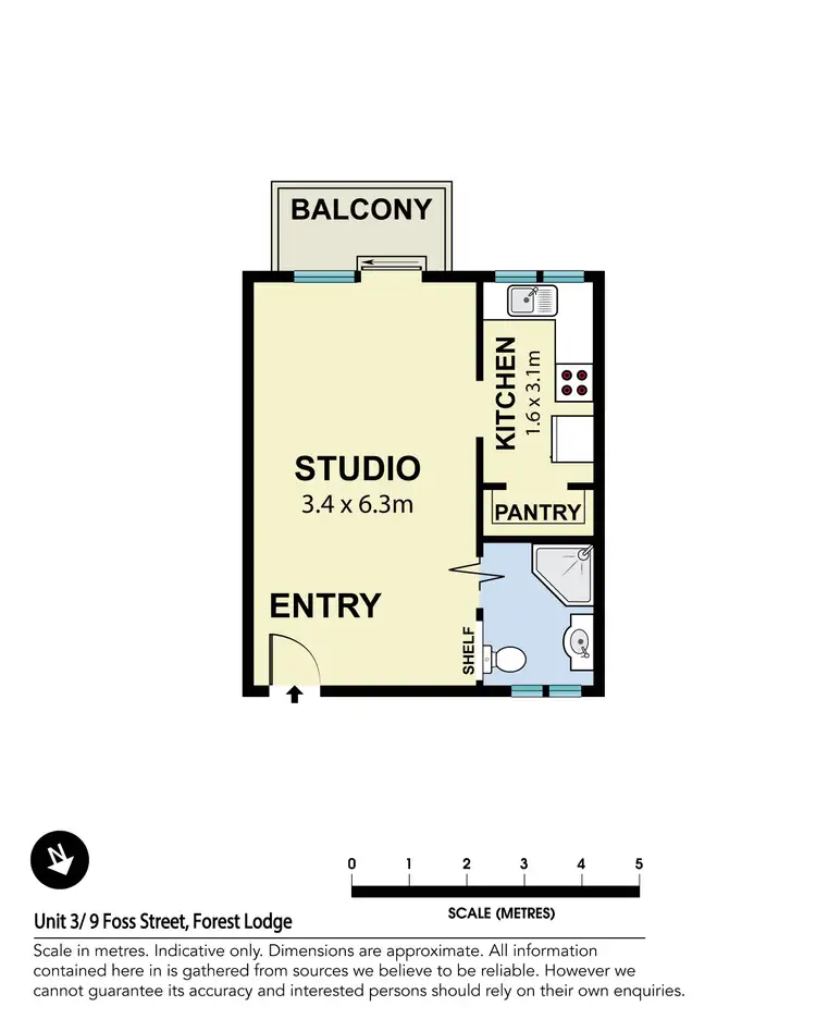 Floorplan of Homely apartment listing, 3/9-15 Foss Street, Forest Lodge NSW 2037