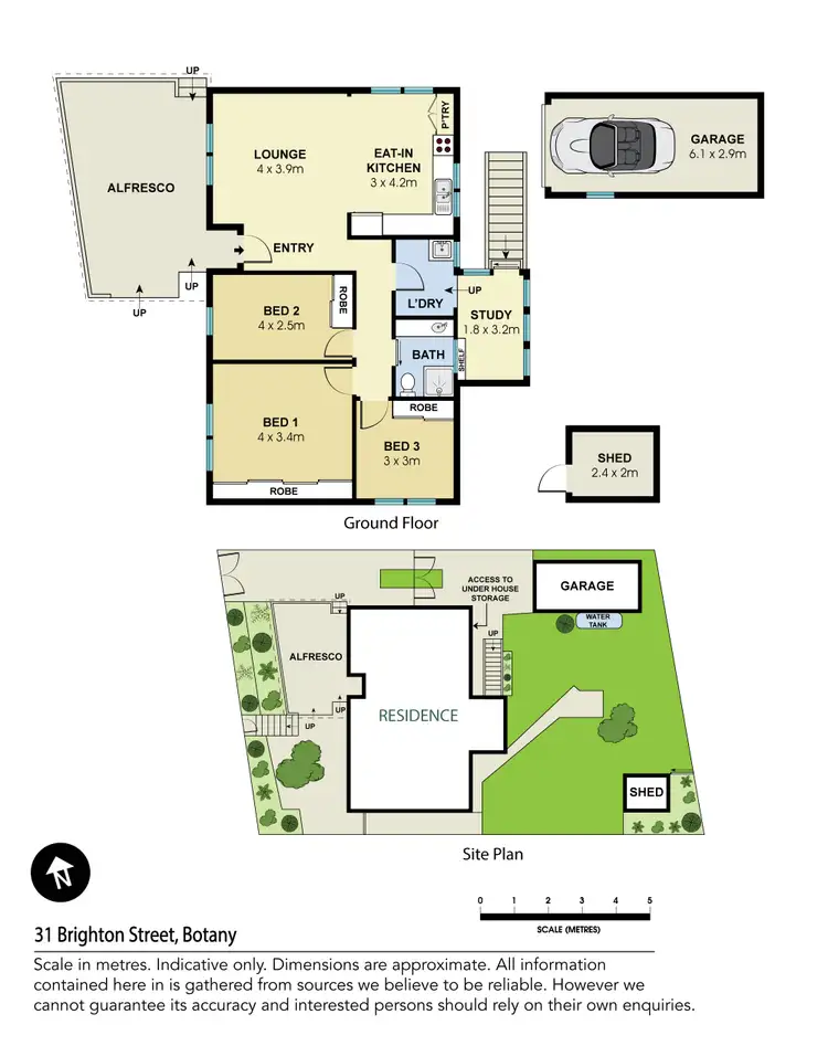 Floorplan of Homely house listing, 31 Brighton Street, Botany NSW 2019