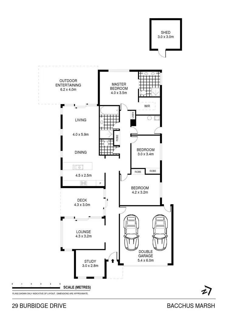 Floorplan of Homely house listing, 29 Burbidge Drive, Bacchus Marsh VIC 3340