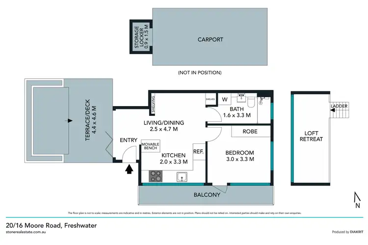 Floorplan of Homely apartment listing, 20/16 Moore Road, Freshwater NSW 2096