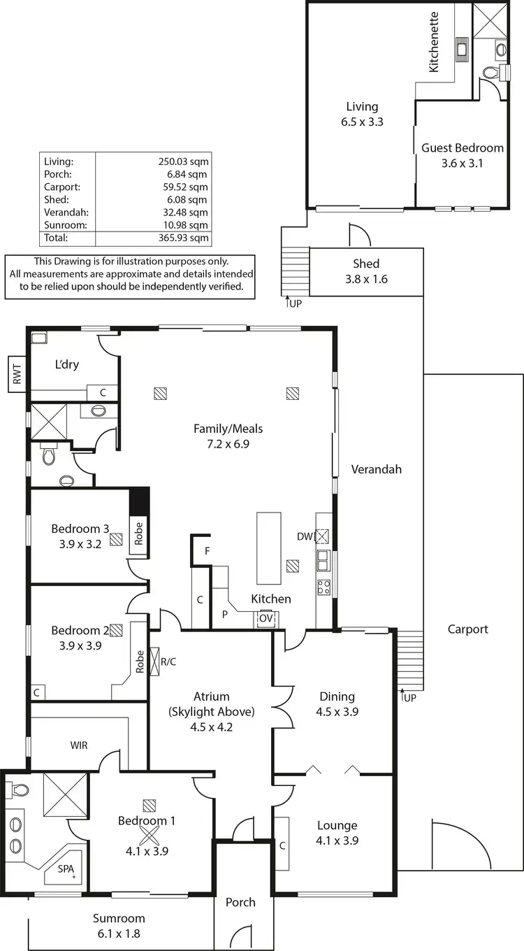 Floorplan of Homely house listing, 4 Walkley Avenue, Somerton Park SA 5044