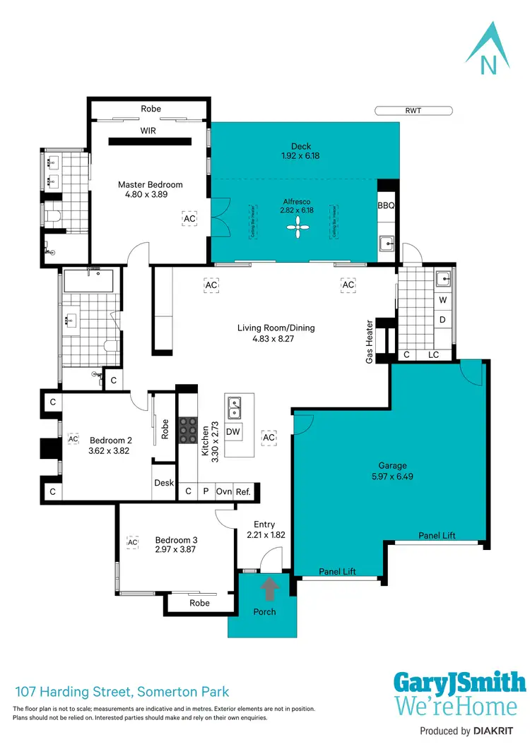 Floorplan of Homely house listing, 107 Harding Street, Somerton Park SA 5044