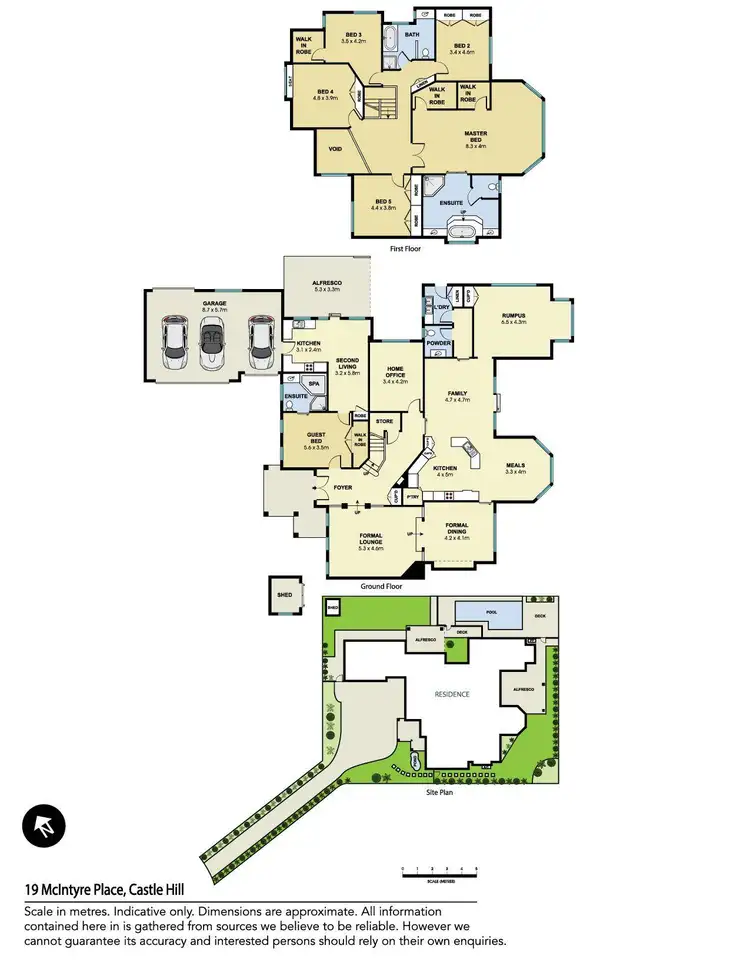 Floorplan of Homely house listing, 19 McIntyre Place, Castle Hill NSW 2154